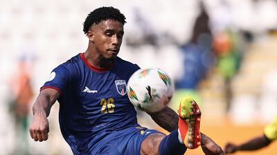 Cape Verde midfielder Kevin Pina controls the ball. AFP