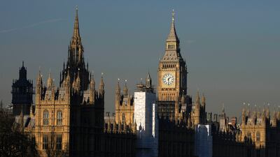 A view of Parliament in Westminster in London. AP