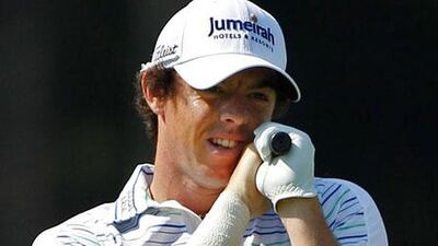 Rory McIlroy, his right wrist heavily taped, stumbled to a three-over-73 on Friday for a two-day total of 143 at the US PGA Championship.
