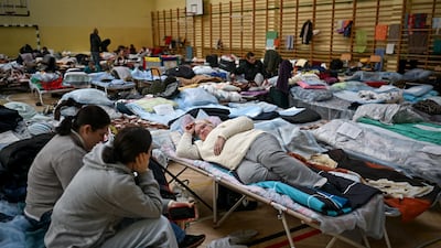 Two thirds of the women and children who have fled Ukraine have sought refuge in Poland. Getty