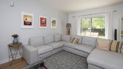 My Dubai Rent Ana Seixas's home in Dubai where she lives with her husband Catalin Marin, and son Seth. Living room / TV room area. Antonie Robertson/The National