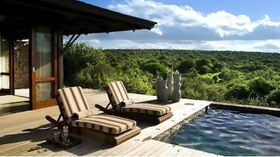 Ecca Lodge, one of the properties offering exclusive, stylish accommodation in Kwandwe Private Game Reserve. Photograph courtesy of &Beyond