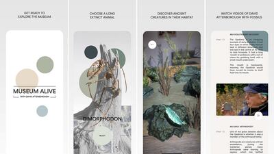 A preview of the 'Museum Alive' app. Alchemy Immersive