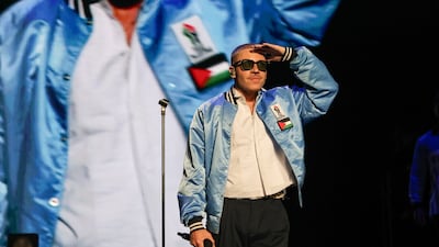 Macklemore has been one of the most outspoken US musicians in support of Palestinians since the start of the war in Gaza. Getty Images