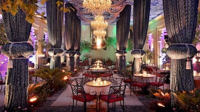 Ramadan Cafe at The Palace Courtyard, One&Only Royal Mirage, Dubai.