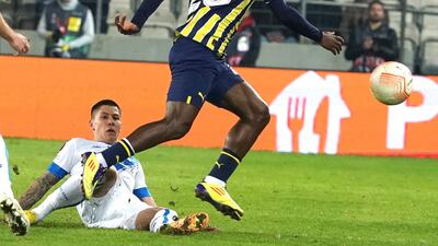 Michy Batshuayi earns £82,000 a week at Fenerbahce. AFP