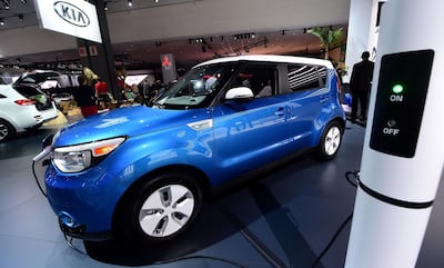 The Kia Soul EV. Frederic J Brown / AFP