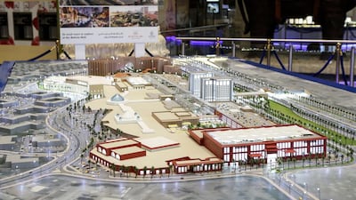 A model of the planned extension work being planned by Nakheel to Ibn Battuta Mall. Antonie Robertson / The National
