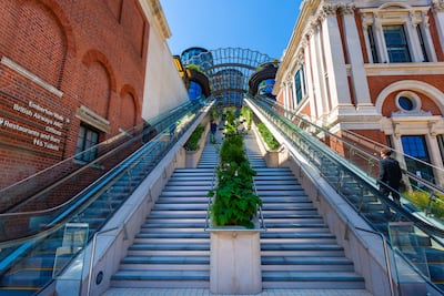 The canopy entrance to the new hotel. Photo: Olympia