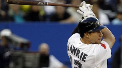 Rookie Brett Lawrie has slugged his way into the hearts of Toronto fans.