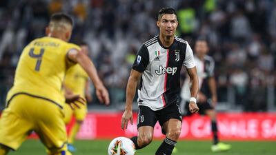 Juventus forward Cristiano Ronaldo controls the ball. AFP