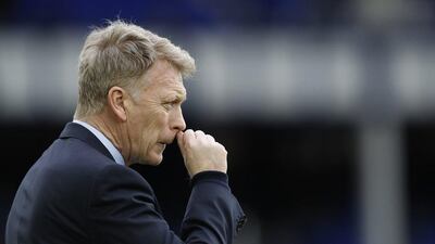 Sunderland manager David Moyes looks on before his club's match with Everton. Carl Recine / Reuters