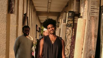 Christopher Joshua Benton is a US artist living in the UAE. His artworks include the monumental astroturf carpet installation Where Lies My Carpet Is Thy Home, created as part of the Public Art Abu Dhabi Biennial. Photo: Christopher Joshua Benton