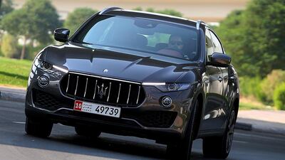 The Maserati Levante S wrings an impressive 430hp of power and 580Nm of torque from its twin-turbo 3.0L V6. Satish Kumar / The National