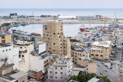 View of Stone Garden and Beirut’s port before the August 2020 blast. Iwan Baan