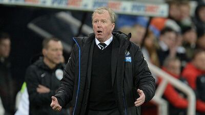 Steve McClaren has been sacked as Newcastle manager after a spell that has seen the club drop into the relegation zone. Oli Scarff / AFP