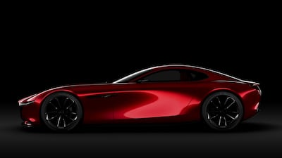 Mazda is yet to announce an official name, but insiders say its Rotary Sports Car is likely to be based on the RX-Vision, pictured. Photo: Mazda