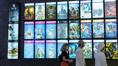 Cinemas reopen across Dubai in May, following months of closure due to Covid-19. Antonie Robertson / The National