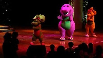 Barney and his friends were a big hit as they entertained kids and their parents as part of the Little Big Club Live Show at the National Theatre in 2010.
