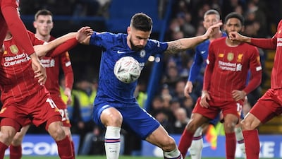 Olivier Giroud (33), Chelsea. Season stats: 13 appearances, three goals. Sidelined by the early-season form of Tammy Abraham, the veteran France striker has deputised effectively as the young Englishman has struggled with injury in 2020. Scored in Premier League wins over Tottenham and Everton and the Uefa Super Cup against Liverpool. EPA