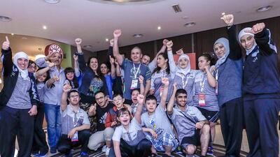 More than 100 Syrians will be competing in the Special Olympic World Games in Abu Dhabi. Victor Besa / The National