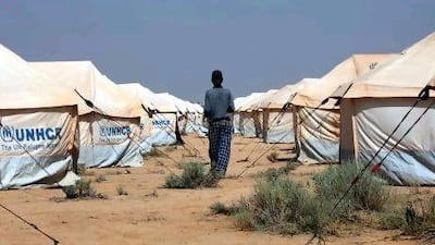 A camp for Syrian refugees fleeing violence in their country in Zataari, Jordan, near the Syrian border. Refugees who belong to the Shiite-linked Alawites sect are living in fear.