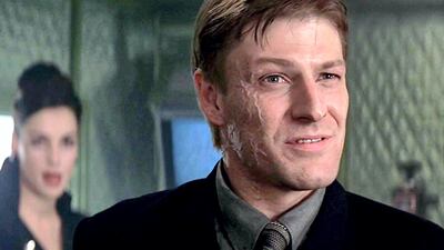 Alec Trevelyan, British, played by Sean Bean in ‘GoldenEye’ (1995). A rogue former “006” operative who, despite being British, is of Russian heritage and comes from a family who supported the Nazis during the Second World War. Trevelyan has a particular hatred of Bond thanks to his facial disfigurement, which took place while the pair were on a mission together in 1986.