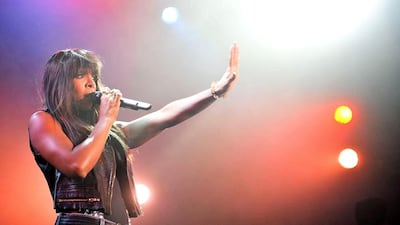 X Factor judge and singer Kelly Rowland will perform at Dubai Airshow. Daniel Zuchnik / Getty Images / AFP
