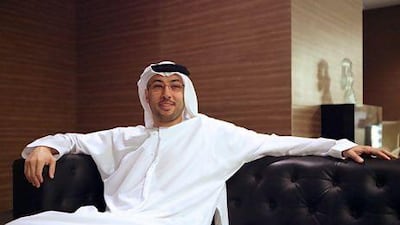 Salem Al Noaimi, Waha Capital's chief executive, says this is the company's first investment in the health sector. Fatima Al Marzooqi / The National