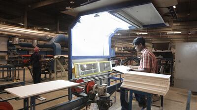 RAK Ceramics exports 70 per cent of its production in the UAE, mostly to Europe and Saudi Arabia. Jaime Puebla / The National