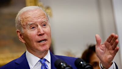 US President Joe Biden at the White House in Washington on May 4. EPA