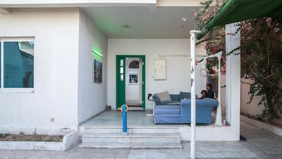 The house itself has its own artistic pedigree: it was originally the home of Mohammed Al Janahi, an Emirati actor famous for the series Ashhofan that was popular in the 1970s and 80s in the UAE. When he died, it passed on to his son, the filmmaker Nawaf Al Janahi, who leased it to the artist Mohammed Al Mazrouei. Victor Besa / The National