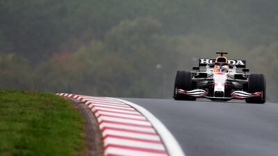 Red Bull driver Max Verstappen during the Turkish Grand Prix at the Intercity Istanbul Park circuit on Sunday, October 10, 2021. AP