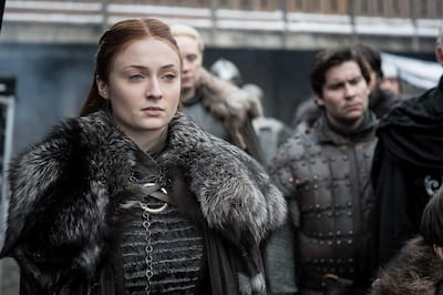 Sophie Turner as Sansa Stark in season eight of 'Game of Thrones'. HBO / OSN
