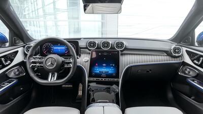 The new C-Class is 65mm longer and 10mm wider than its predecessor. Photo: Daimler AG
