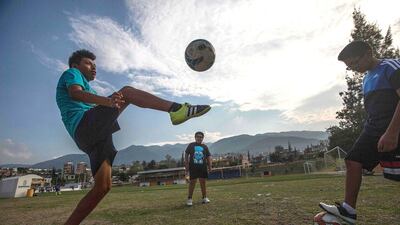 Despite their poverty, football remains a central focus for the villagers - who claim their ball is among the world's best. Pedro Pardo/AFP