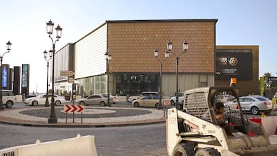 Work on The Beach, located at Jumeirah Beach Residences, Dubai, is now in its final stages. Once opened next month, the mall will fill up with a large collection of prestige shopping and dining destinations. Lee Hoagland / The National
