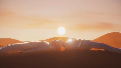 The Jameel Arts Centre last year switched its competition call from painting to digital works. Nadim Choufi’s sci-fi video 'The Sky Oscillates Between Eternity and Its Immediate Consequences', is the resulting commission (2020).