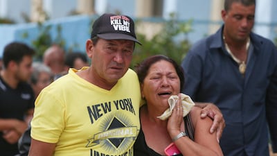 Relatives of victims of the Boeing 737 plane that crashed after taking off from Havana's main airport, arrive at a hotel in Havana, Cuba, May 19, 2018. REUTERS/Alexandre Meneghini