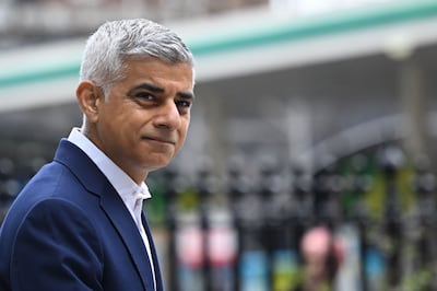 London Mayor Sadiq Khan is pushing ahead with his plan to expand Ulez, despite protests. AFP