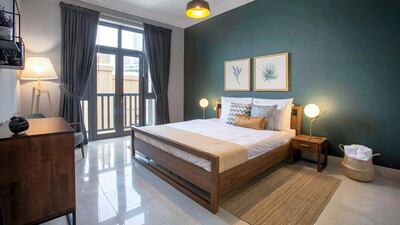 This two-bedroom unit in Tajer Residences, Old Town, in Downtown Dubai, is on the market for Dh150,000. Courtesy LuxuryProperty.com