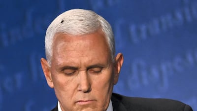 A rogue fly at the US vice presidential debate in October 2020 was at the centre of attention, stealing the spotlight from the candidates and igniting memes. During his debate with Kamala Harris, Pence was speaking passionately about law enforcement when a fly appeared on his head, diverting all the attention for more than two minutes. It didn't help that the small black insect was starkly visible against Pence’s grey hair. AFP