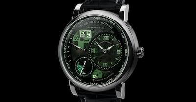 The formidable Lange 1 Tourbillon Perpetual Calendar 'Lumen'. Photo: A Lange & Sohne