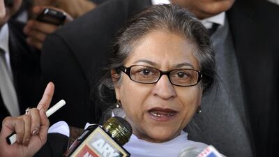 Pakistani human rights activist and Supreme Court lawyer Asma Jahangir died on Sunday / AFP