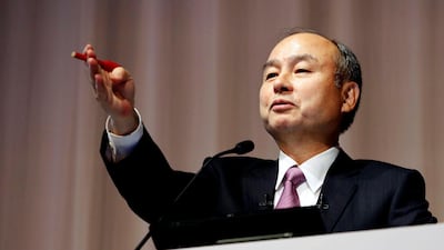 Softbank's first annual loss in 15 years would derail its chief executive Masayoshi Son's efforts to revive the firm's reputation among investors. AP