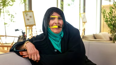 Emirati healer Moza Al Mansoori. Victor Besa / The National
