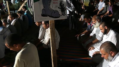 Mr Morsi has been in army detention since he was ousted, and the military-backed interim government has placed him under investigation on charges that include murder. Mohammed Saber / EPA