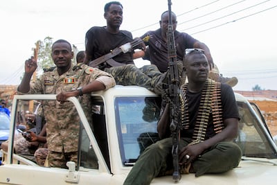Sudanese Armed Forces soldiers in Khartoum. AFP