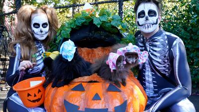 It's a Halloween-inspired event. AFP