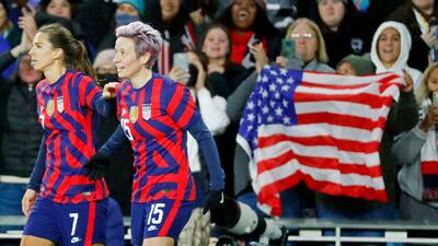 The federation also agreed to pay the members of the men's and women's national teams the same amount in the future, whether they are competing in friendly matches or the World Cup. Photo: USA TODAY Sports